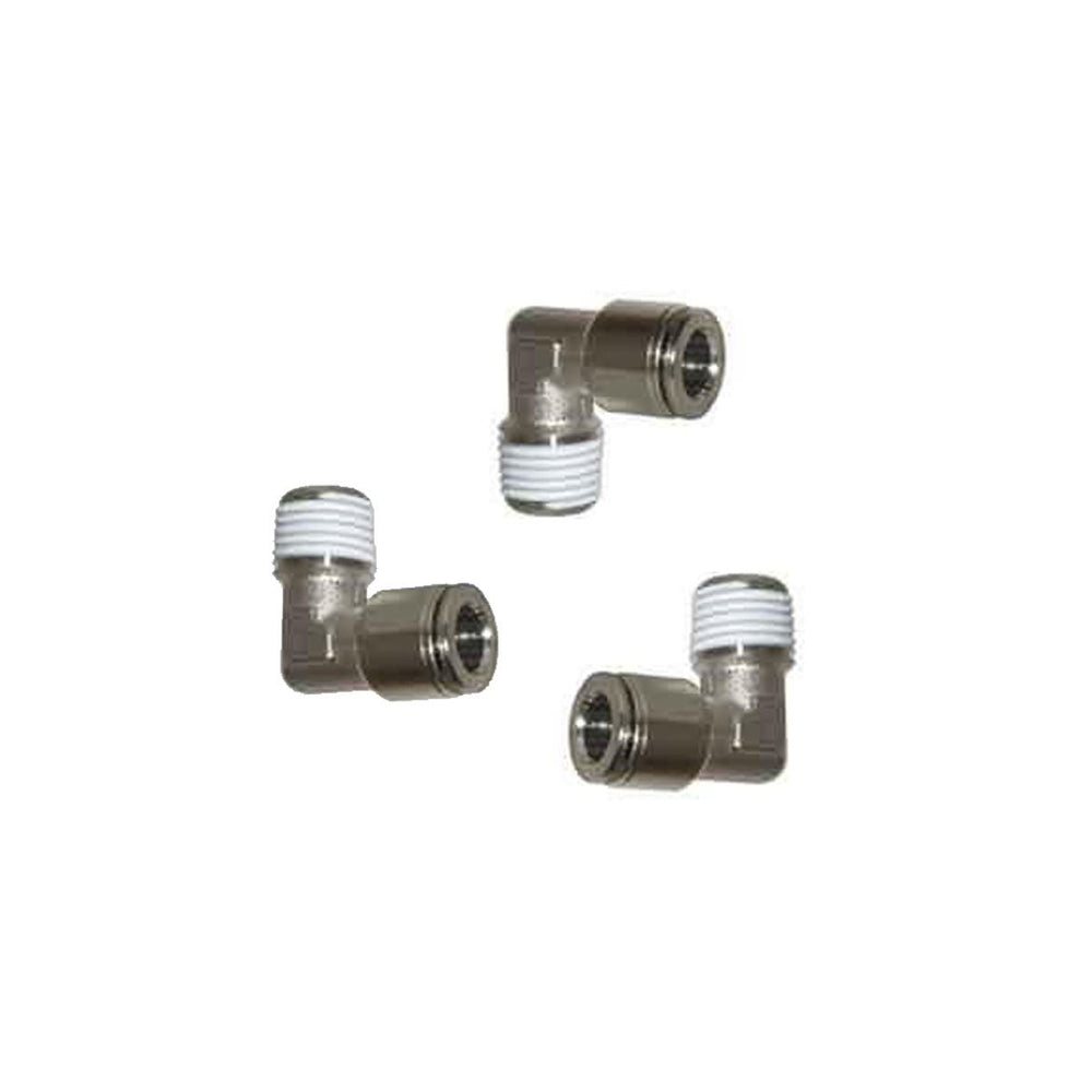 Male Elbow Quick Connect 1/4 x 1/8 NPT – 3pack NON swivel | Air Filter Cleaner