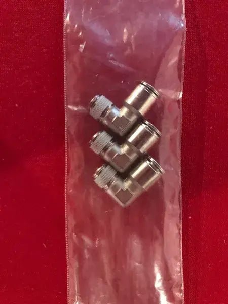 Male Elbow Quick Connect 1/4 x 1/8 NPT – 3pack NON swivel | Air Filter Cleaner